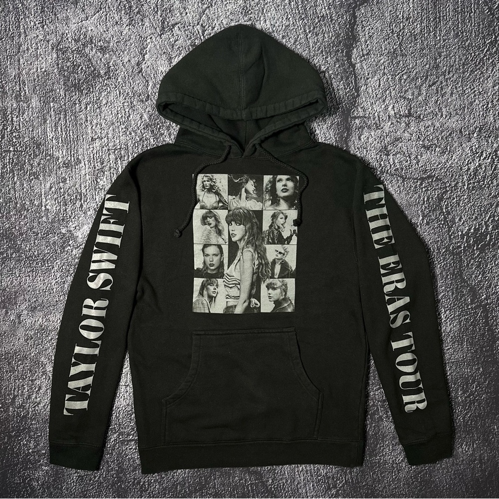 Official Taylor Swift The Eras Tour Black Hoodie - Size [S]